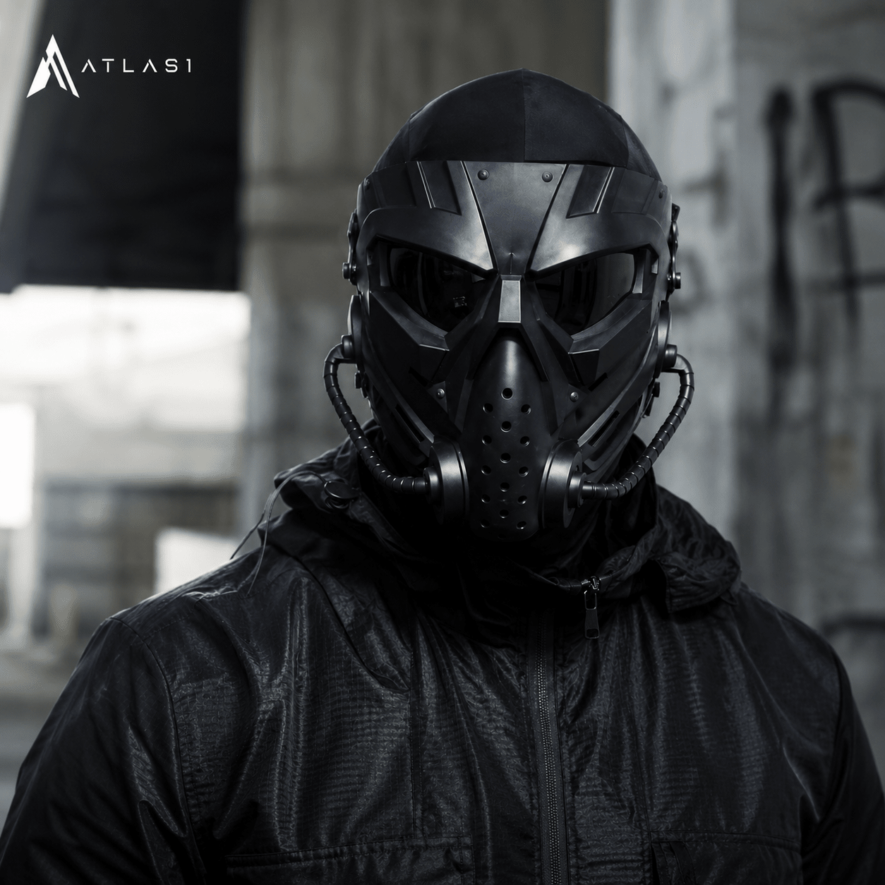 Cyberpunk Techwear Face Mask - ATLAS 1