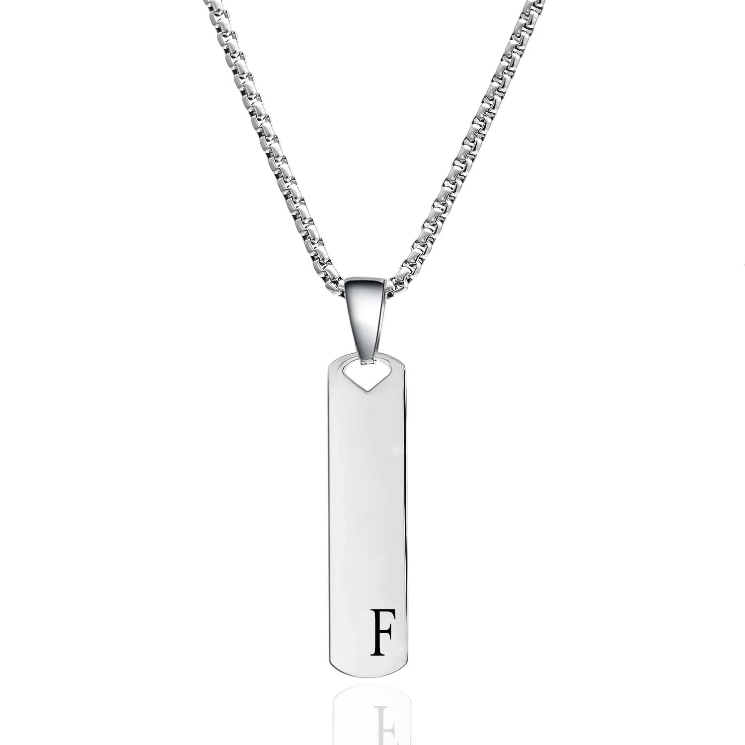 Exquisite Stainless Steel Alphabet Necklace - ATLAS 1