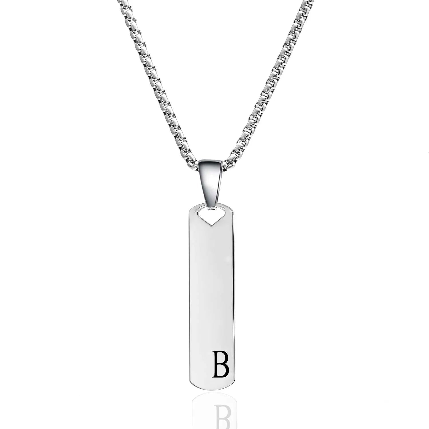 Exquisite Stainless Steel Alphabet Necklace - ATLAS 1