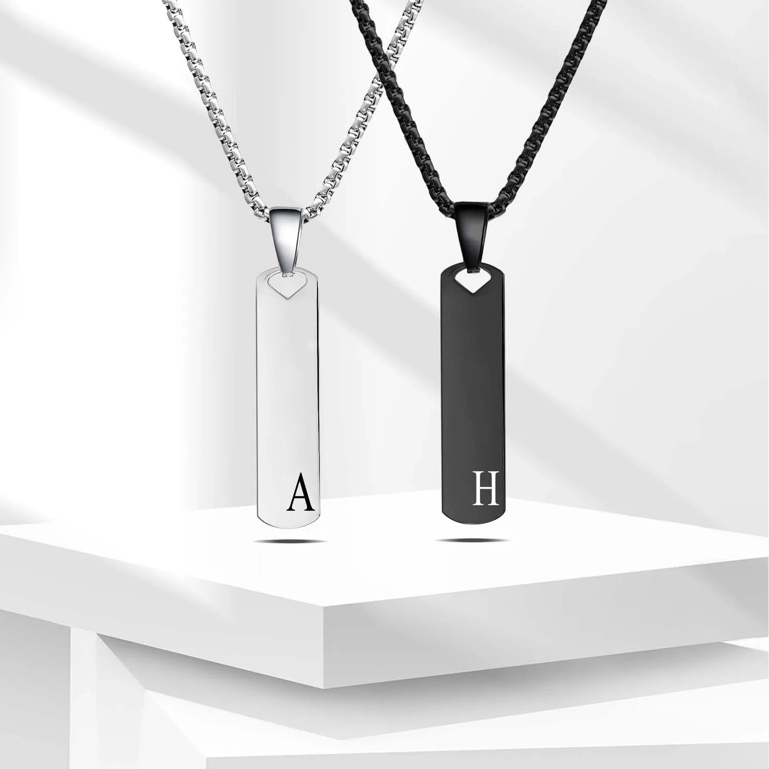 Exquisite Stainless Steel Alphabet Necklace - ATLAS 1