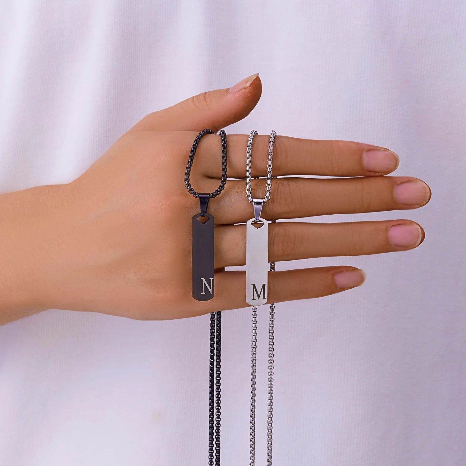 Exquisite Stainless Steel Alphabet Necklace - ATLAS 1