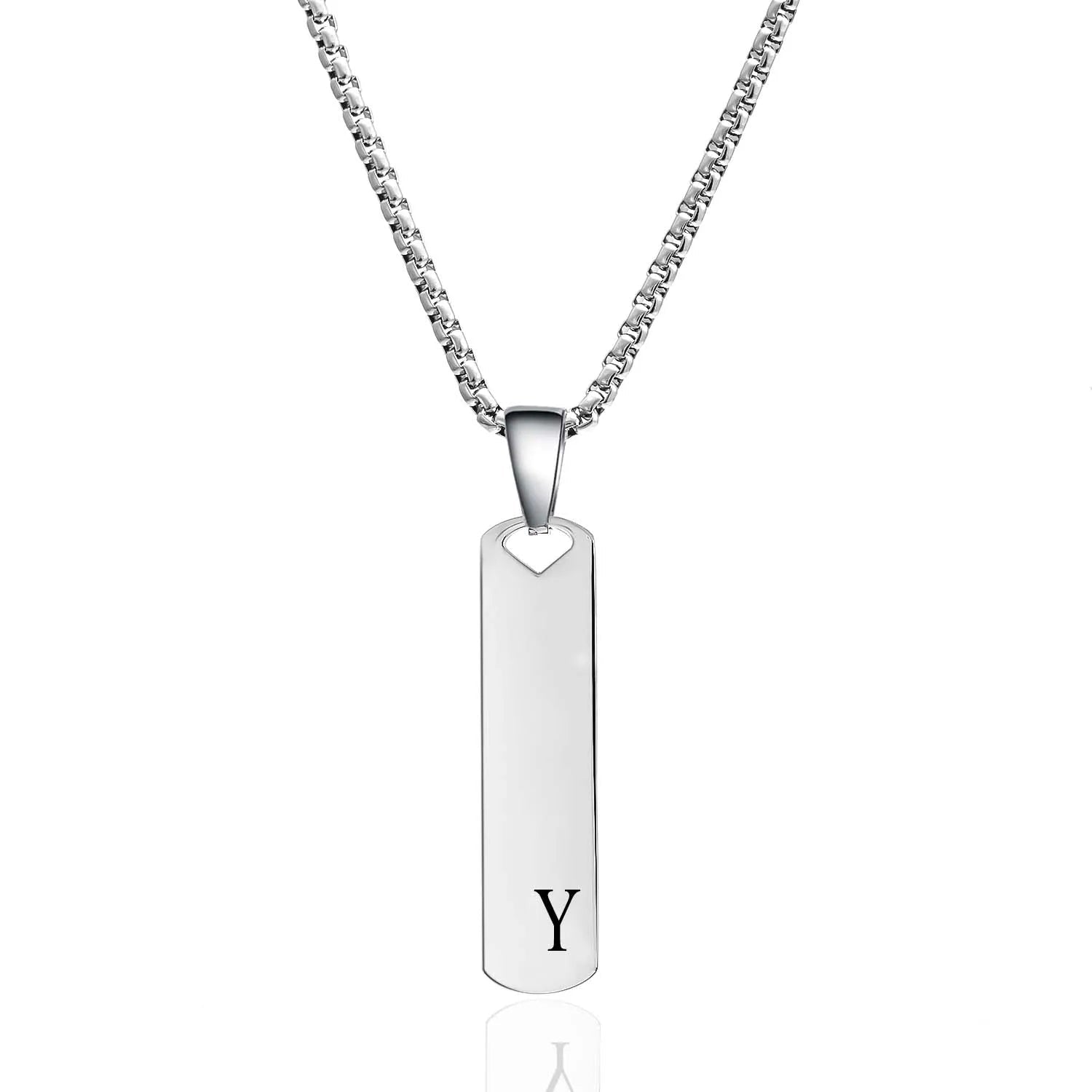 Exquisite Stainless Steel Alphabet Necklace - ATLAS 1