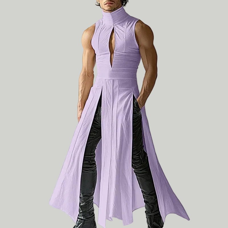Fashion Irregular Sleeveless Tank Top Men - ATLAS 1