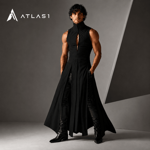 Fashion Irregular Sleeveless Tank Top Men