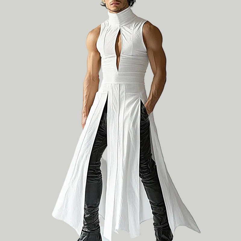 Fashion Irregular Sleeveless Tank Top Men - ATLAS 1