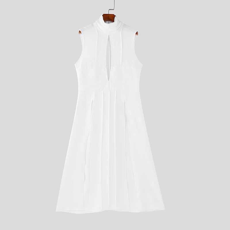 Fashion Irregular Sleeveless Tank Top Men - ATLAS 1
