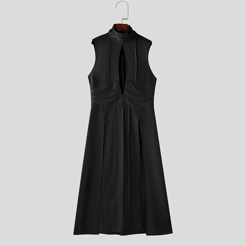 Fashion Irregular Sleeveless Tank Top Men - ATLAS 1
