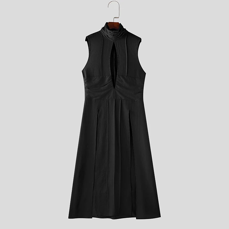 Fashion Irregular Sleeveless Tank Top Men - ATLAS 1