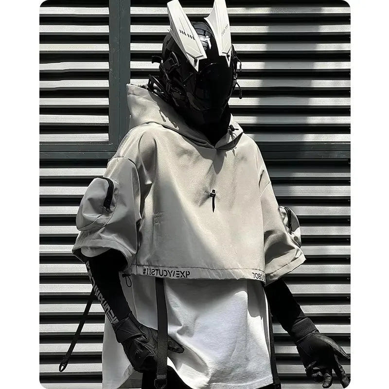 Functional Techwear Hiphop Hooded Streetwear Shirt - ATLAS 1