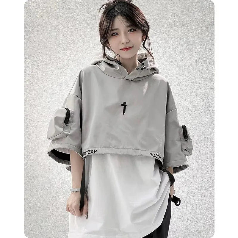 Functional Techwear Hiphop Hooded Streetwear Shirt - ATLAS 1