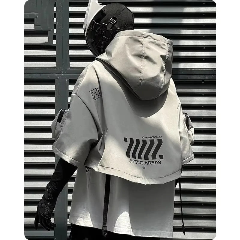 Functional Techwear Hiphop Hooded Streetwear Shirt - ATLAS 1