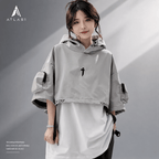 Functional Techwear Hiphop Hooded Streetwear Shirt - ATLAS 1 - Techwear Store