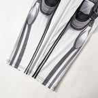 Futuristic Cyberpunk Bodycon Jumpsuit - ATLAS 1