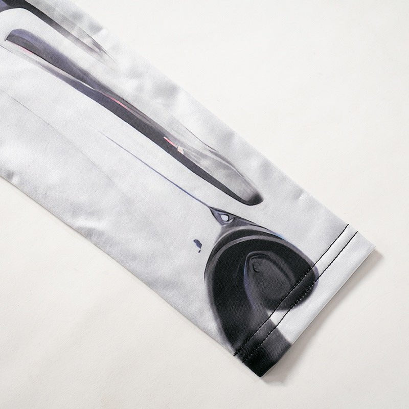 Futuristic Cyberpunk Bodycon Jumpsuit - ATLAS 1