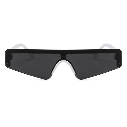 Futuristic Half - Frame Sunglasses - ATLAS 1