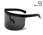 Futuristic Oversized Face Shield Sunglasses - ATLAS 1