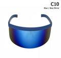 Futuristic Oversized Face Shield Sunglasses - ATLAS 1