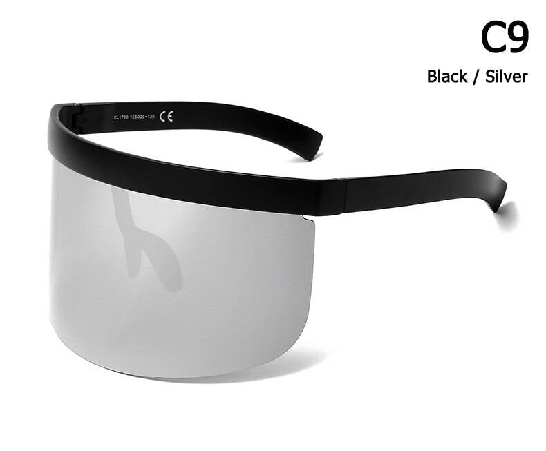 Futuristic Oversized Face Shield Sunglasses - ATLAS 1