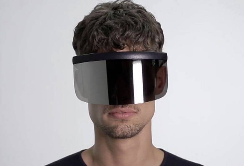 Futuristic Oversized Face Shield Sunglasses - ATLAS 1