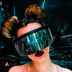 Futuristic Oversized Face Shield Sunglasses - ATLAS 1