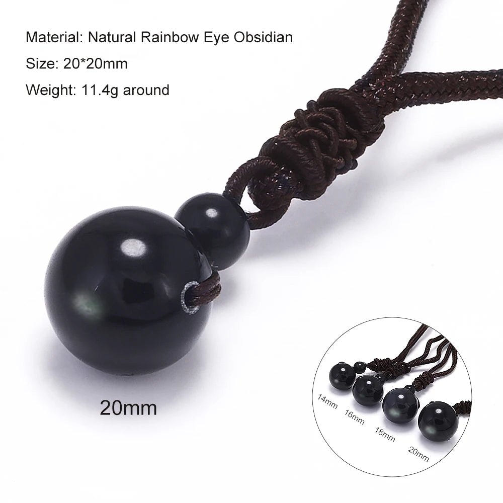 Geometric Natural Stone Pendant Necklace - ATLAS 1 - Techwear Store