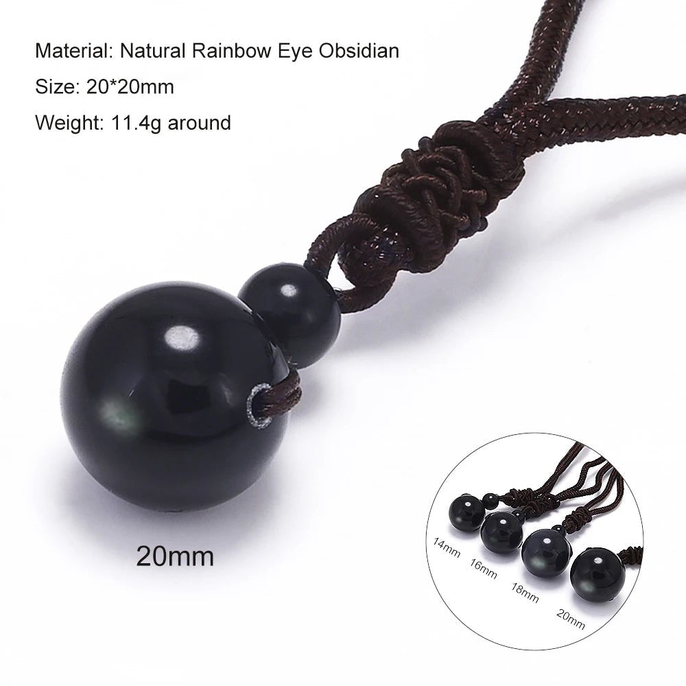 Geometric Natural Stone Pendant Necklace - ATLAS 1 - Techwear Store