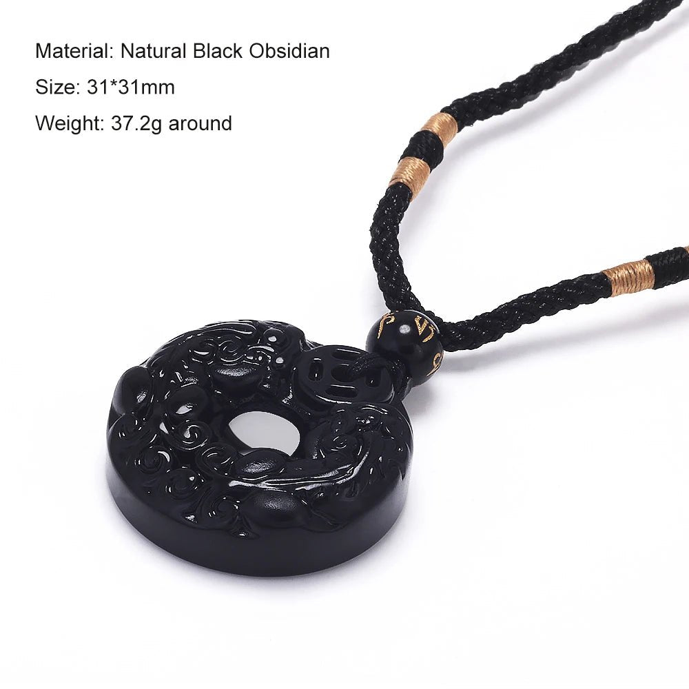 Geometric Natural Stone Pendant Necklace - ATLAS 1 - Techwear Store