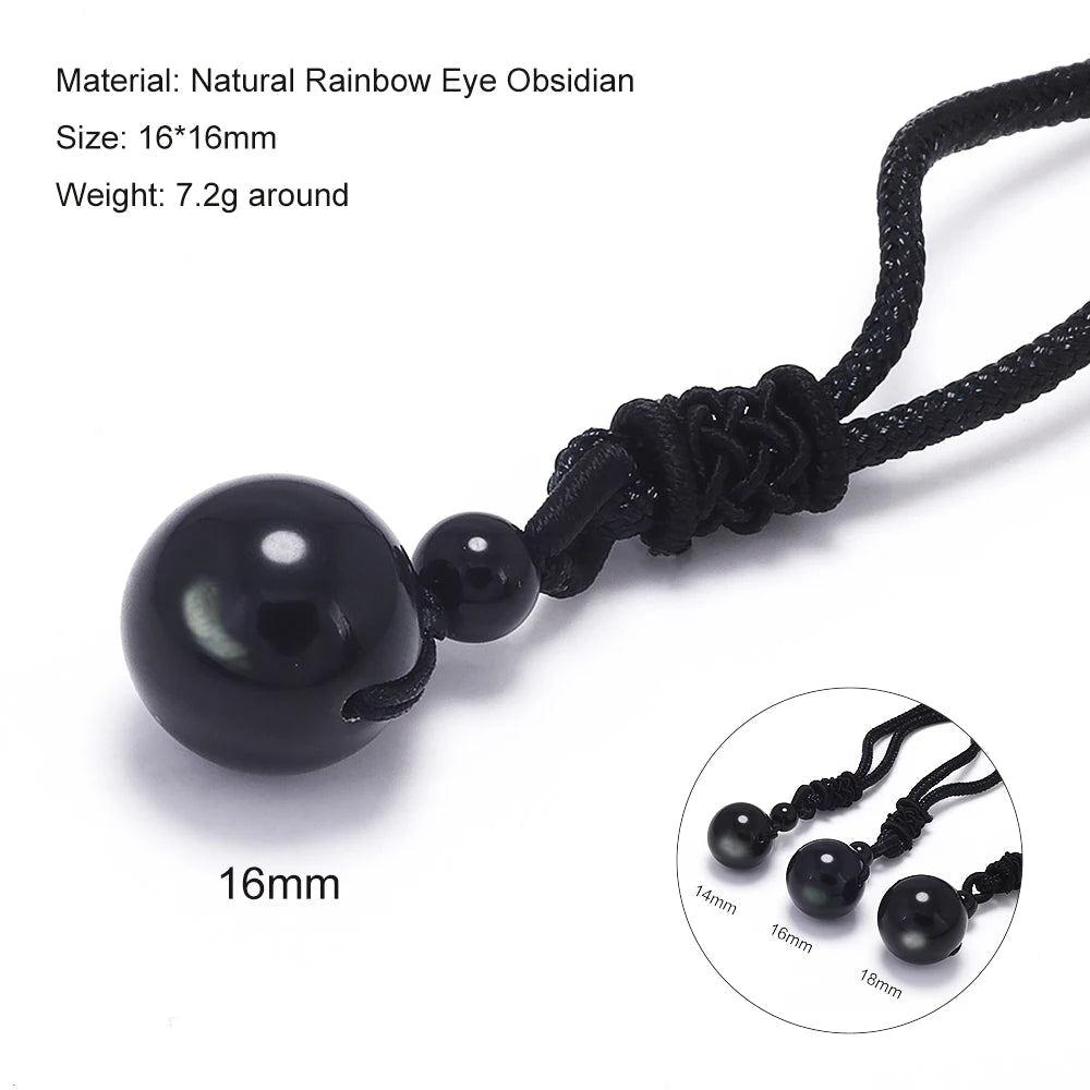 Geometric Natural Stone Pendant Necklace - ATLAS 1 - Techwear Store