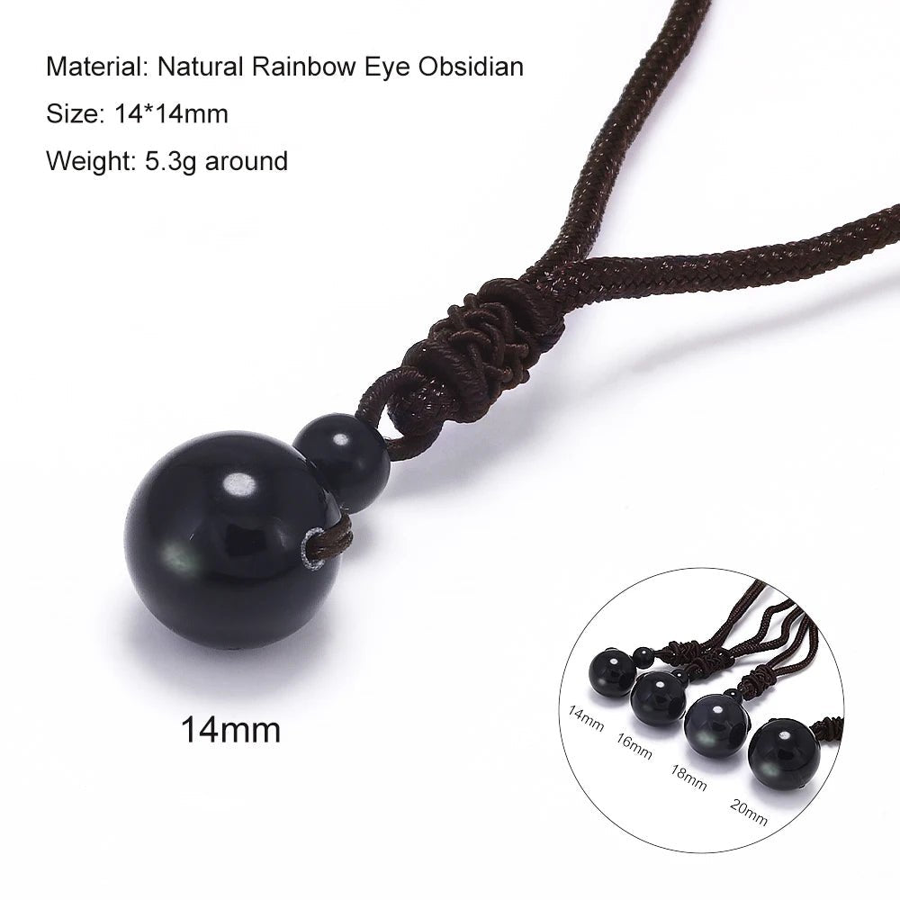 Geometric Natural Stone Pendant Necklace - ATLAS 1 - Techwear Store