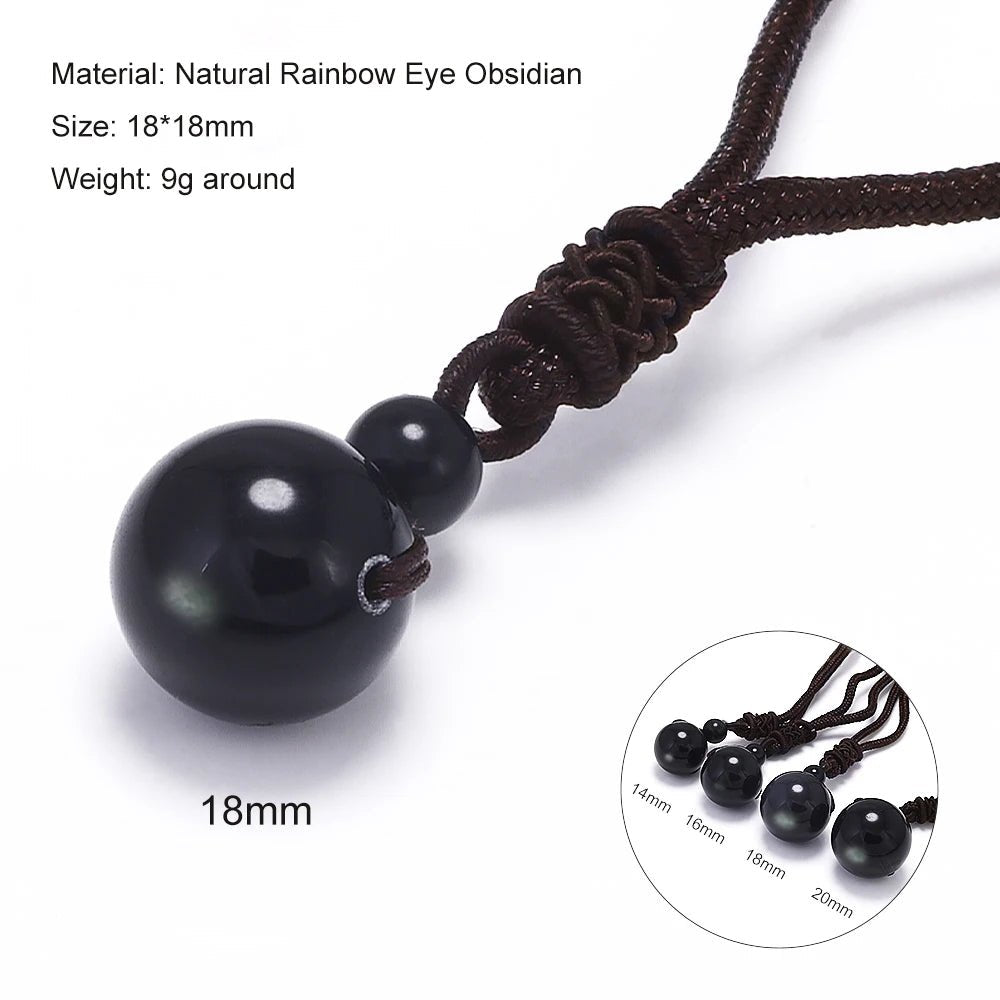 Geometric Natural Stone Pendant Necklace - ATLAS 1 - Techwear Store