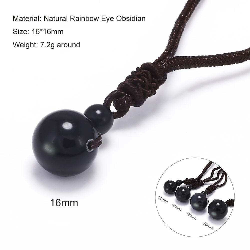 Geometric Natural Stone Pendant Necklace - ATLAS 1 - Techwear Store