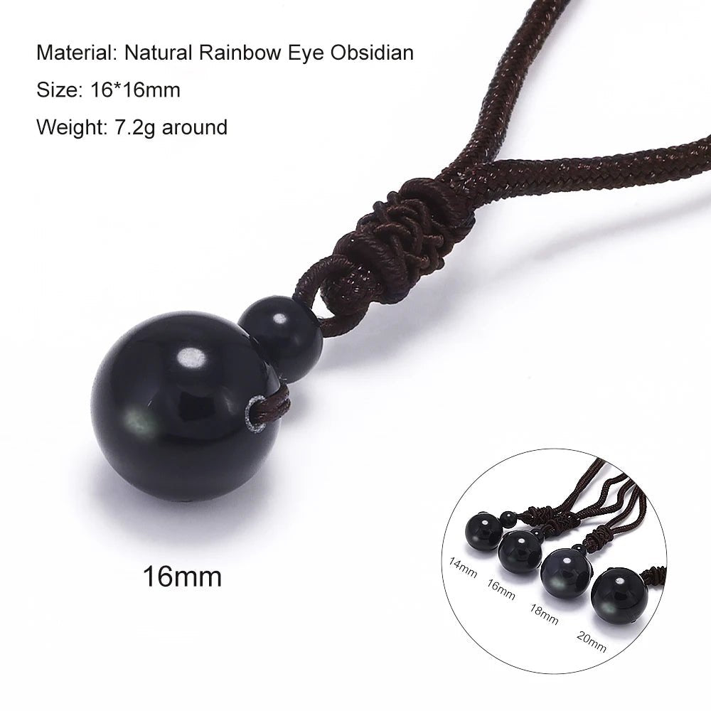 Geometric Natural Stone Pendant Necklace - ATLAS 1 - Techwear Store