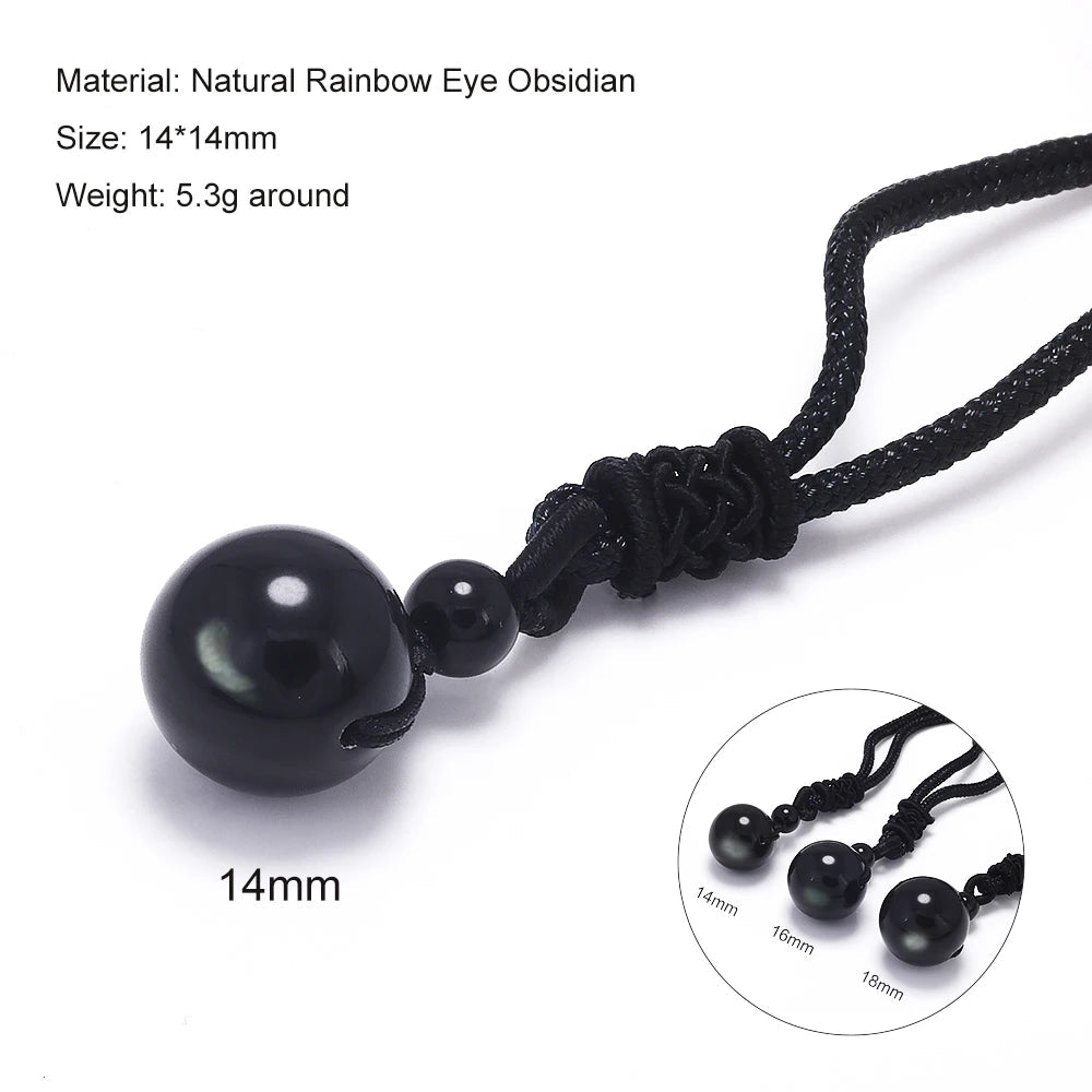 Geometric Natural Stone Pendant Necklace - ATLAS 1 - Techwear Store