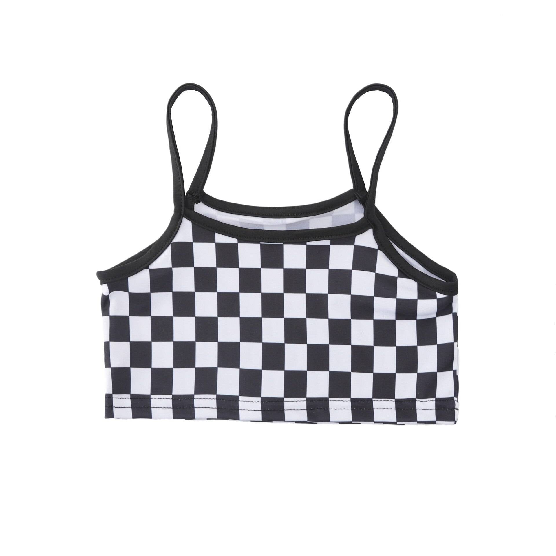 Girl's Manga Print Techwear Crop Top and Jogger Pants Set - ATLAS 1
