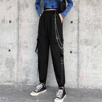 Gothic Female Techwear Cargo Pants - ATLAS 1