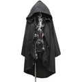 Gothic Techwear Casual Hooded Long Jacket - ATLAS 1