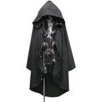Gothic Techwear Casual Hooded Long Jacket - ATLAS 1
