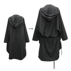 Gothic Techwear Casual Hooded Long Jacket - ATLAS 1