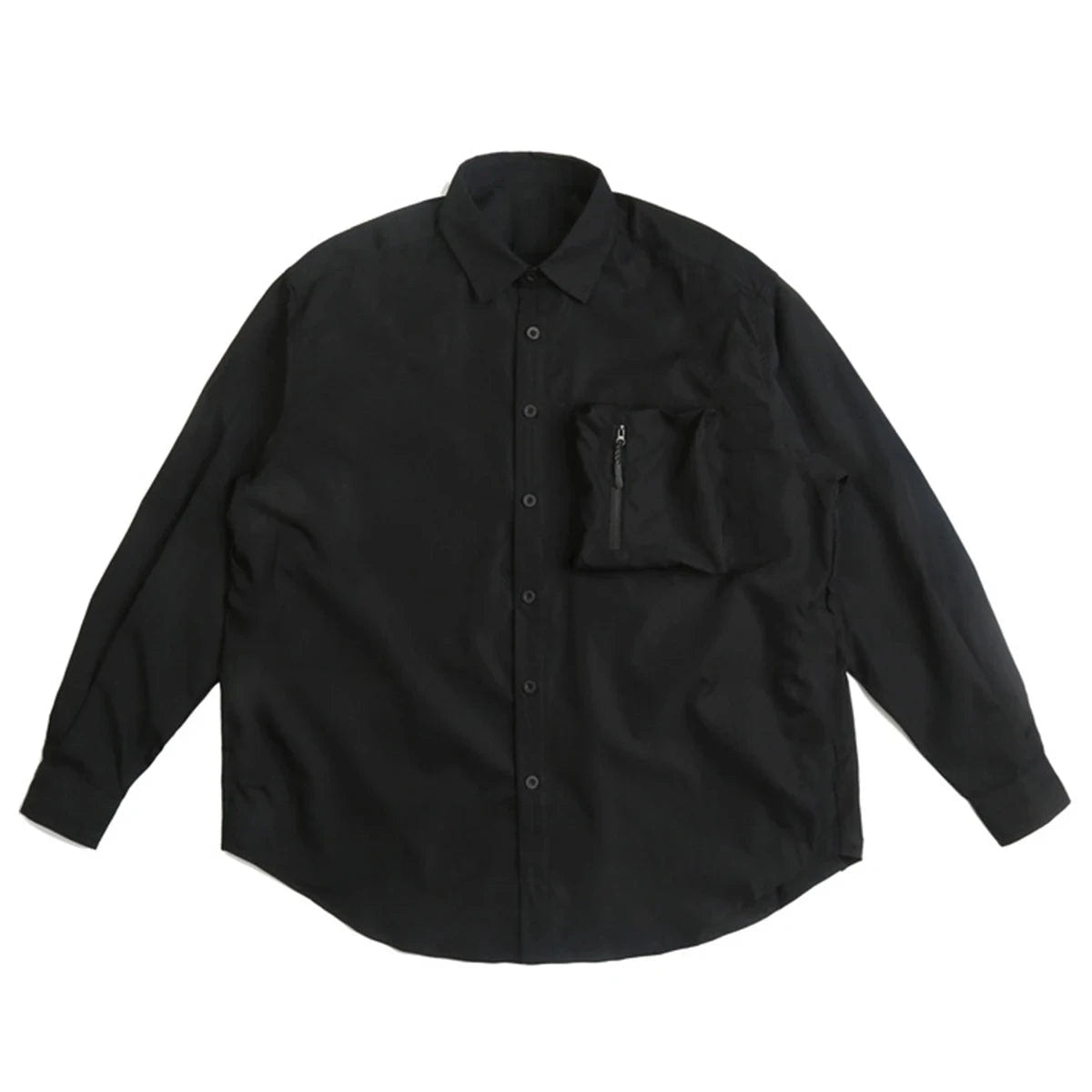 Harajuku Techwear Long Sleeve Overshirt Jacket For Men - ATLAS 1 - Techwear Store