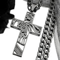 Hip Hop Jesus Cross Stainless Steel Pendant Necklace - ATLAS 1