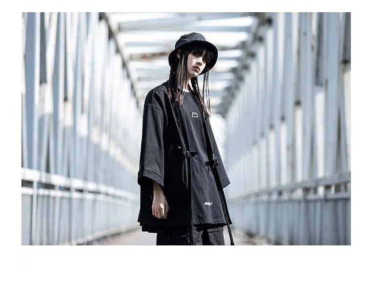 Hip Hop Punk Techwear Japanese Style Shirt - ATLAS 1