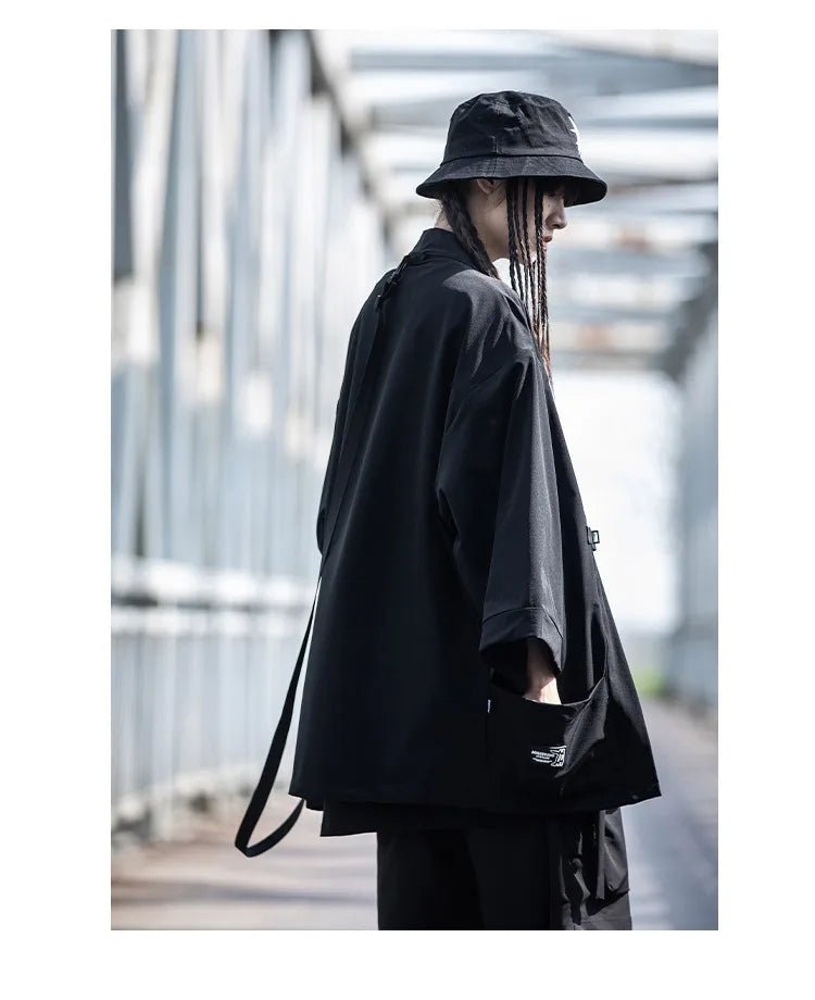 Hip Hop Punk Techwear Japanese Style Shirt - ATLAS 1