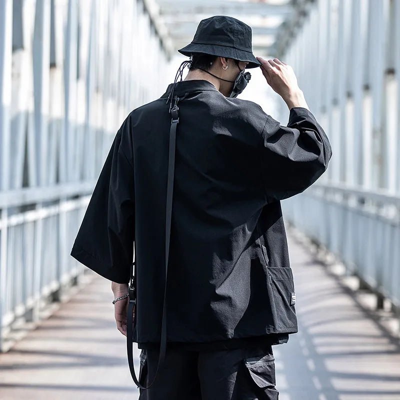 Hip Hop Punk Techwear Japanese Style Shirt - ATLAS 1