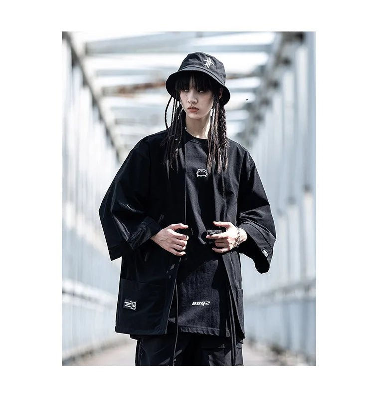 Hip Hop Punk Techwear Japanese Style Shirt - ATLAS 1