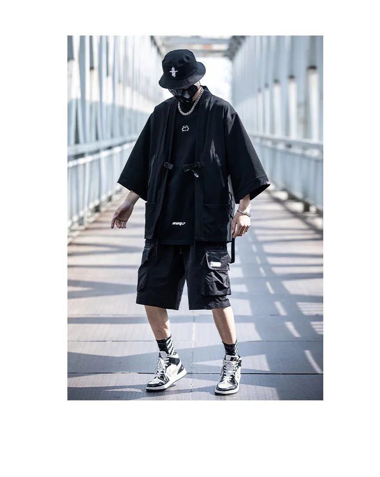 Hip Hop Punk Techwear Japanese Style Shirt - ATLAS 1