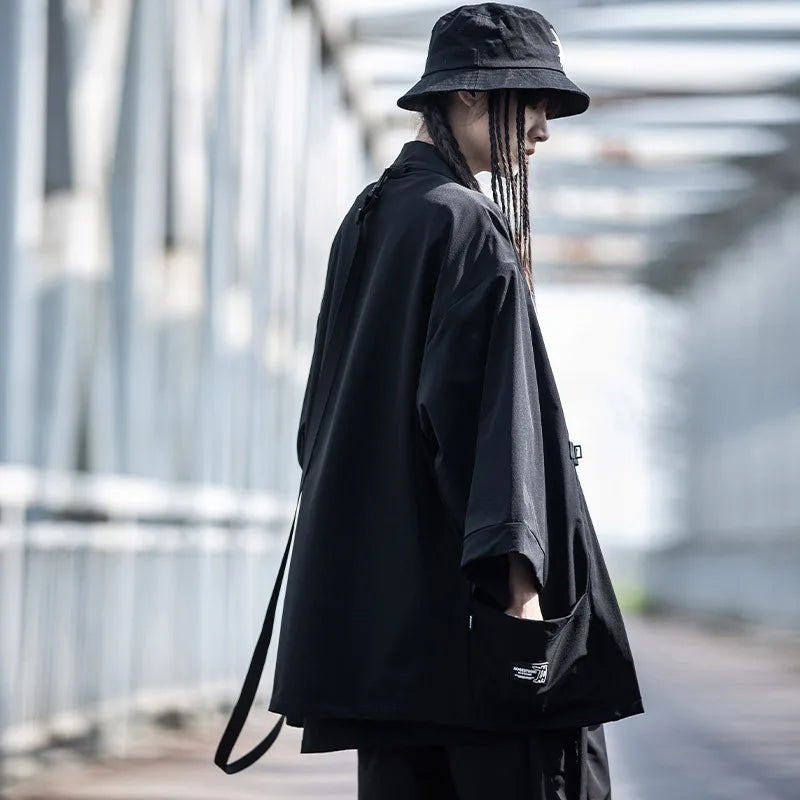 Hip Hop Punk Techwear Japanese Style Shirt - ATLAS 1