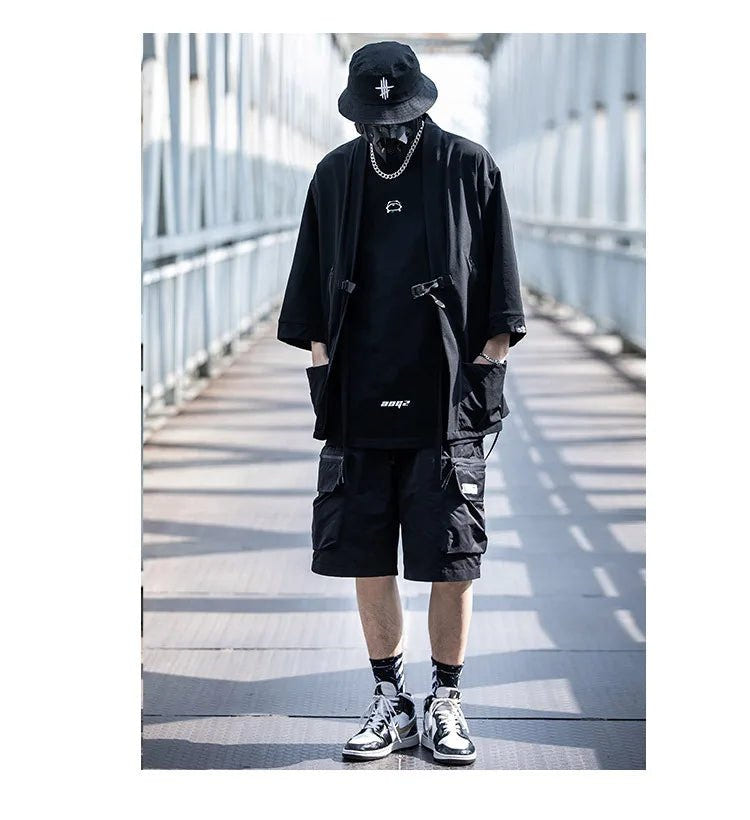 Hip Hop Punk Techwear Japanese Style Shirt - ATLAS 1