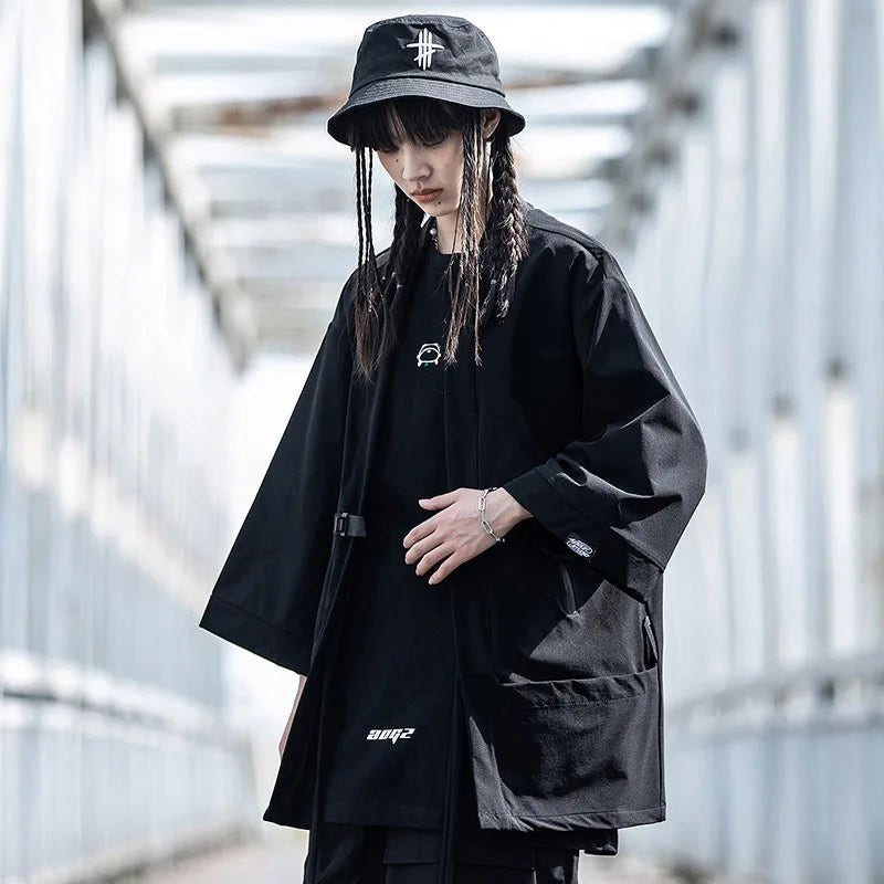 Hip Hop Punk Techwear Japanese Style Shirt - ATLAS 1