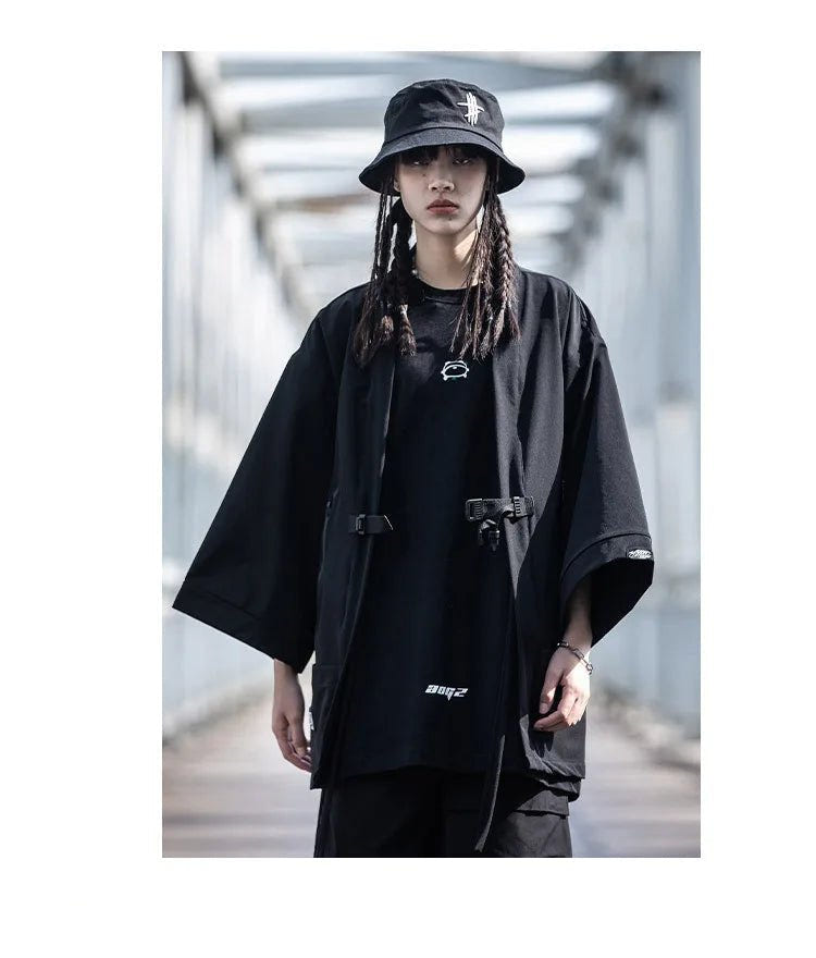 Hip Hop Punk Techwear Japanese Style Shirt - ATLAS 1
