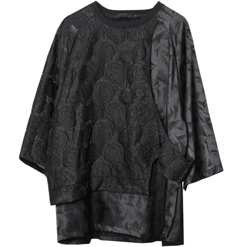 HKSH Men's Techwear Layered Short Sleeve Top - ATLAS 1